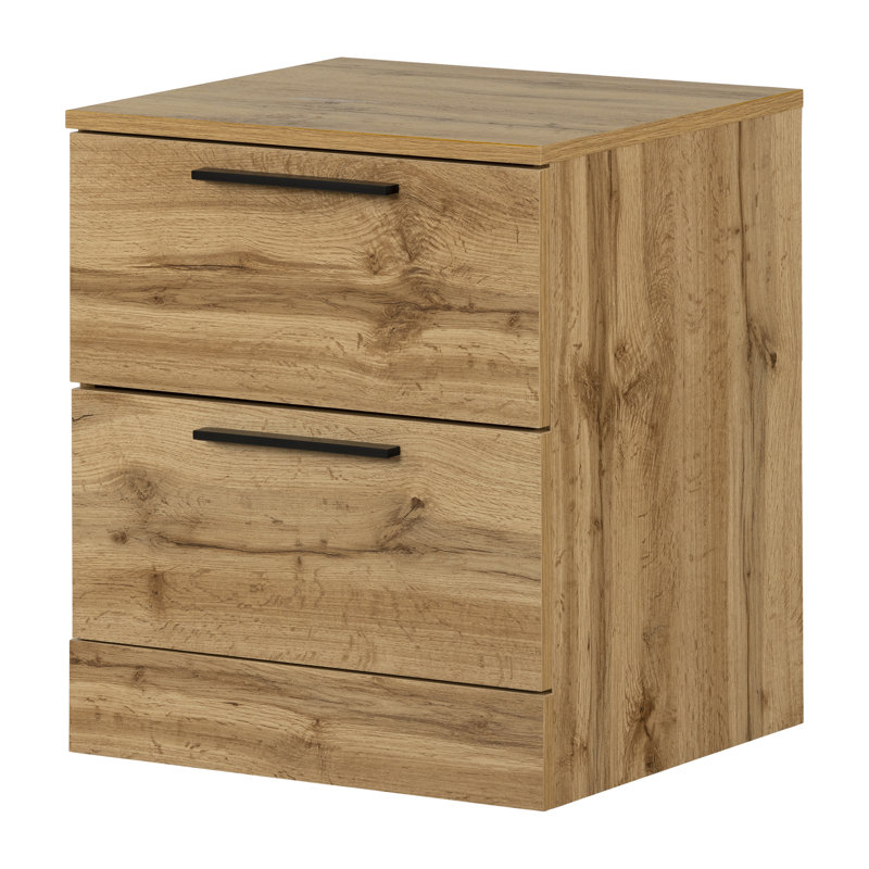 Step One Essential 2 - Drawer Nightstand, Brown