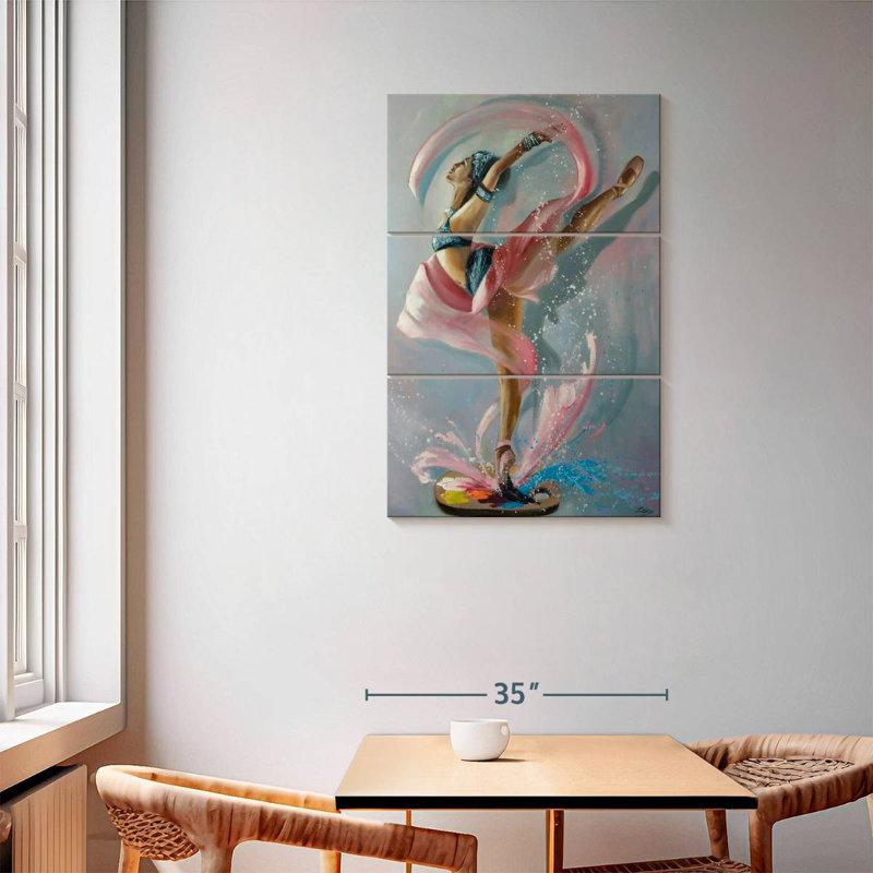 Enn Dancing Woman, H 57 po x l 36 po