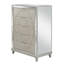 Commode 5 tiroirs Isadora Silver