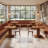 Square Bar Table, 39.4" H Wooden Bistro Pub Table With Metal Frame Footrest(Only Table)