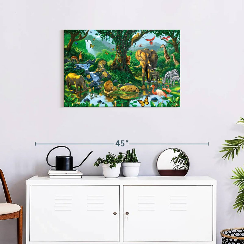 Brampt Jungle Harmony, 20" H x 30" W