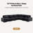 L-Shape Couch, Modular Sectional Sofa