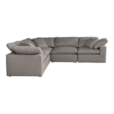 5 - Piece Performance Fabric Modular Sectional
