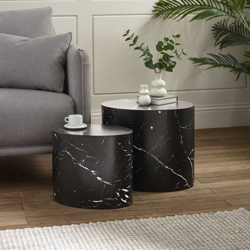 2 - Piece Living Room Table Set, Black