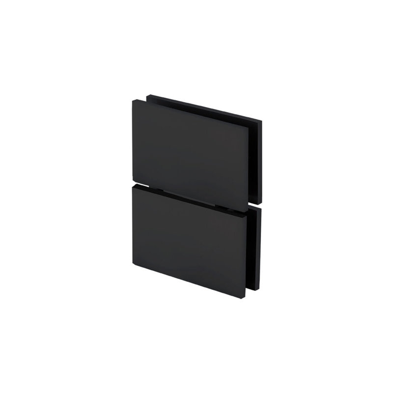 FHC CAMGS02MB Support de verre à verre pivotant pour verre 1/2 "Cambria Grande Series - Noir mat