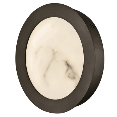 Fredrick Ramond Cava Small Integrated LED Wall Sconce with Cloudstone Glass