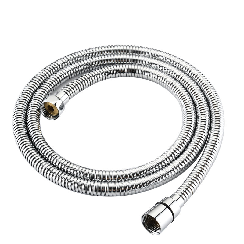 Système de douche à double tête - Barre coulissante en acier inoxydable, 7 modèles de jet, ABS de 5 po, 1,8 gallon par minute, Pomme de douche à fixation murale percée,