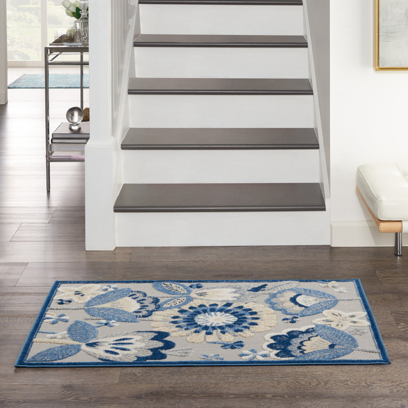 Lusby Floral Indoor Rug, Rectangle 2'8" x 4'