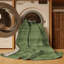 Tapis vert uni lavable à la machine-253067883