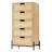 Modern Dresser, 5-Drawer Tall Storage Unit For Bedroom, Living Room, Hallway, And Office-1568243316