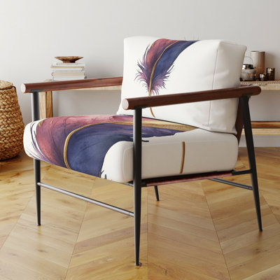 Chaise d'appoint Glam Feather