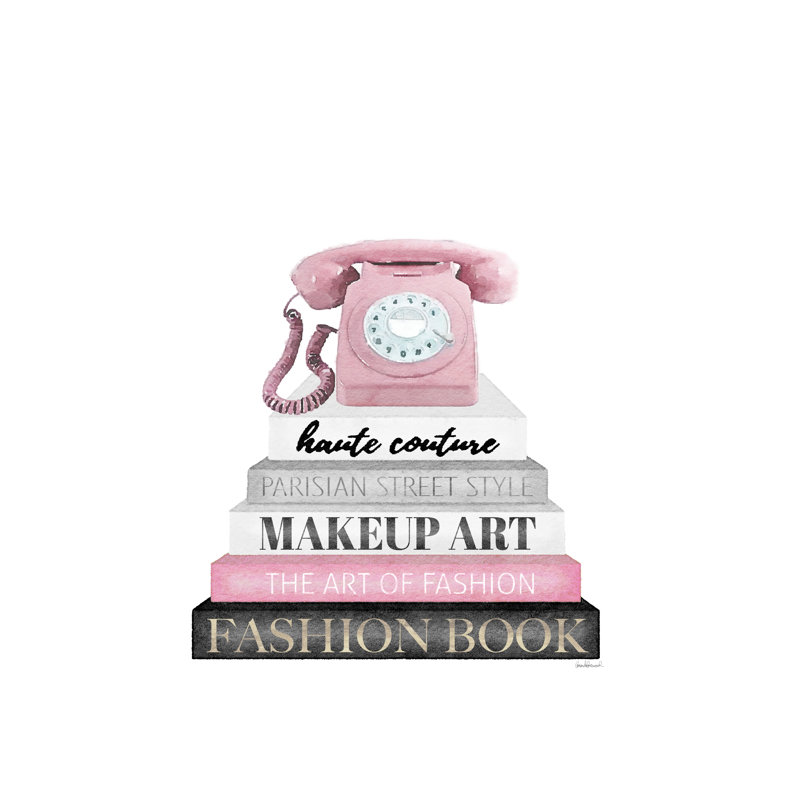 Telephone Bookstack II - Wrapped Canvas Art Prints, 122cm H x 81cm W