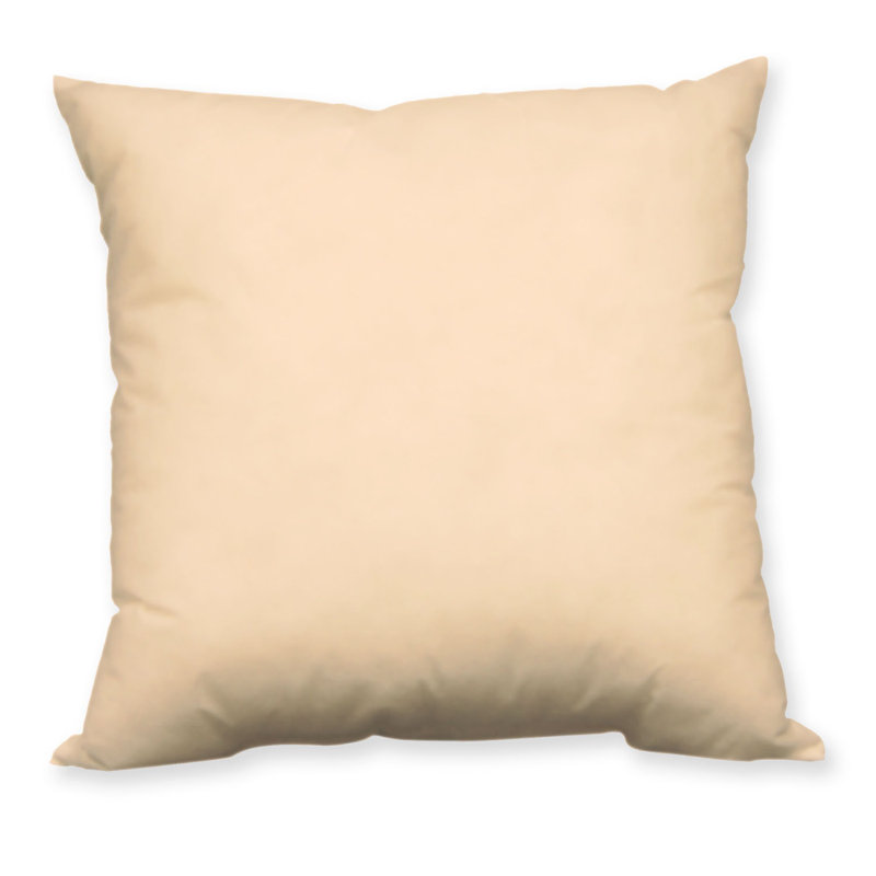 Aguon Pillow Insert, 20" x 20", Peach