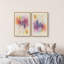 Oliver Gal Love Poems Set Abstract - Heavy Gel Top Coat Framed Canvas Art-1630278092-1630278090