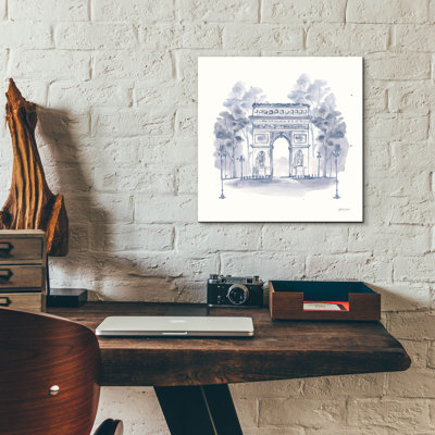 Art mural en verre «Arc de triomphe» par Yvette St. Amant