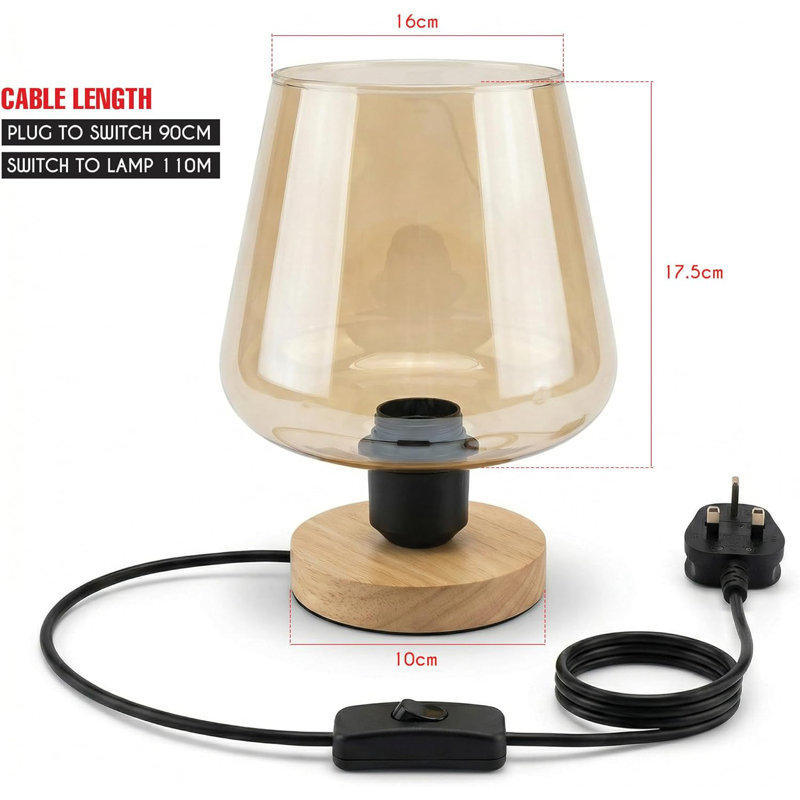 Wood Table Lamp