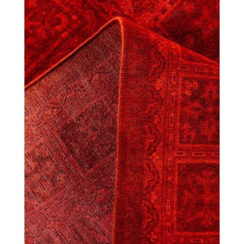 Overyed One-of-a-Kind Rectangle 4'2" X 6'5" Hand Knotted Area Rug