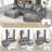 Chenille Upholstered U-Shape Sectional Sofa - Modular Sofa Collection-106599084