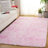 Zura Shag Performance Abstract Rug-1947530896