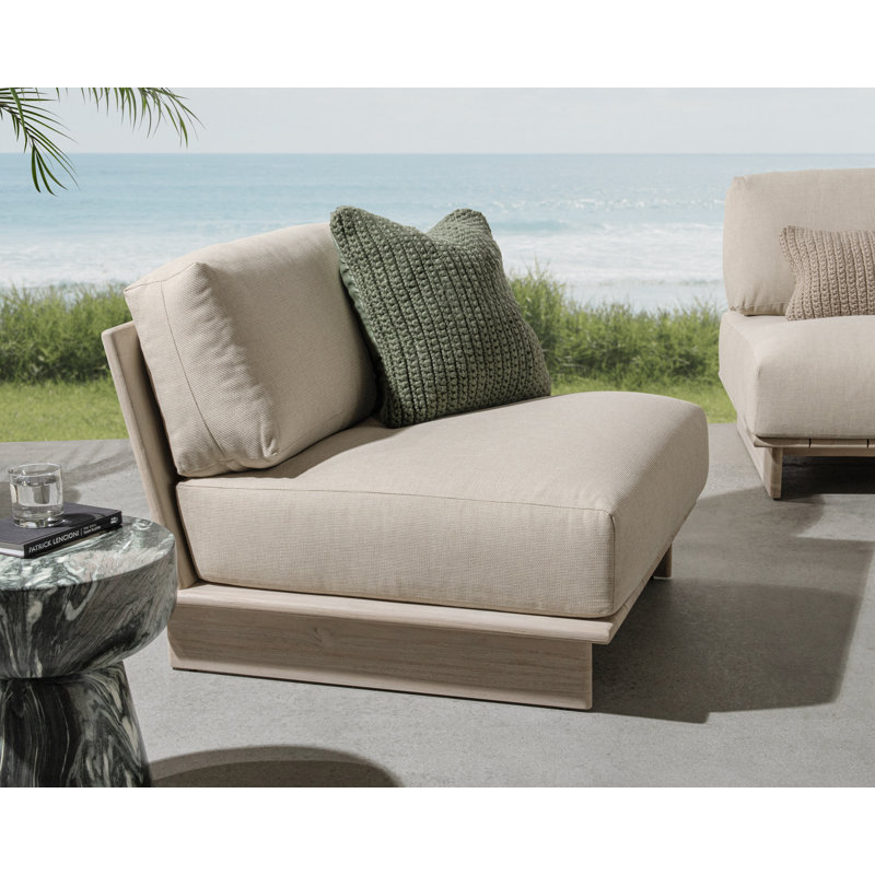 Livia Outdoor Teak Lounge Chair