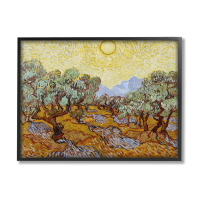 " Olive Trees Van Gogh Landscape " by One1000paintings Painting Print