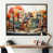 Black Floater Framed