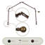 Ensemble de tringle à rideaux simple et quincaillerie à 4 côtés Margunde-1375715011-1426037201