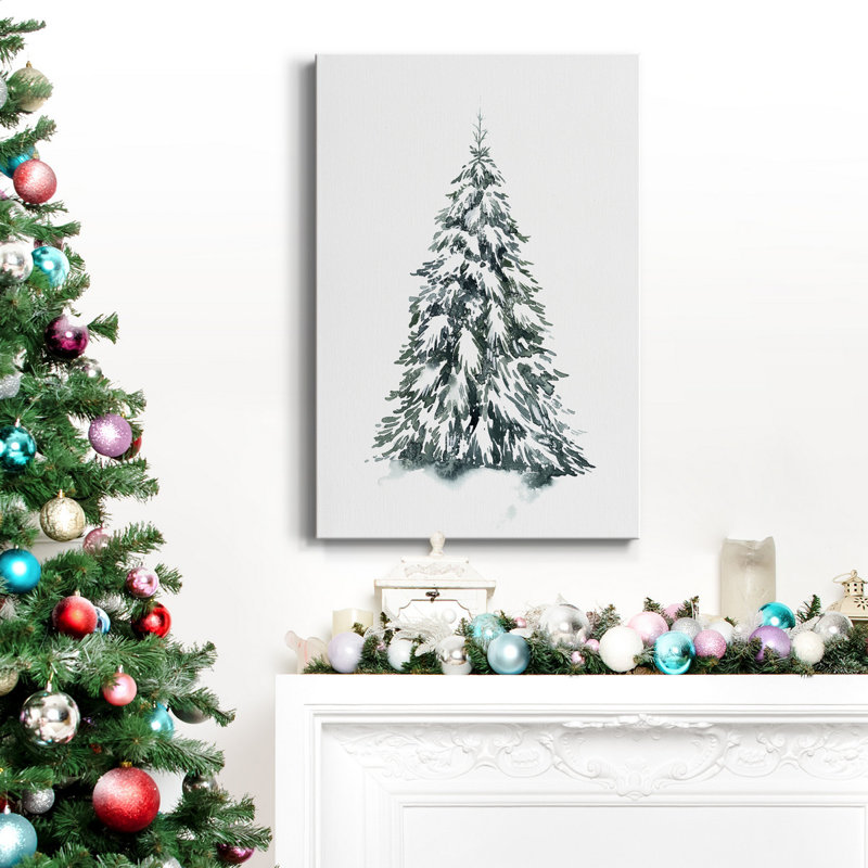 " Blue Spruce II " Painting Print, 32" H x 24" W x 1" D