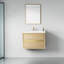 Meuble-lavabo de salle de bain de 30 po avec lavabo. Beauté en chêne naturel. Rangement en forme de U. Comptoir en résine haute pierre. Tiroir à fermeture silencieuse. Formulaire d'installation simple. 24V15-30Non pour le charisme. Valeur.