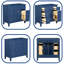 Base de meuble-lavabo simple 35,5 po seulement