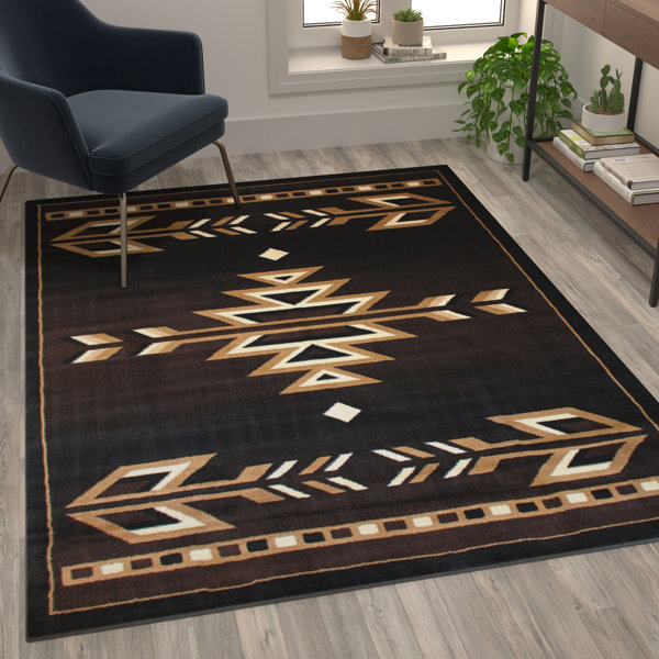 Byong Southwestern Style Area Rug