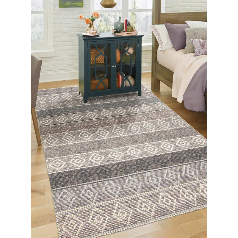 Demicheal Performance Hand Braided Wool Rug