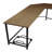 Bambina Oak & Black Finish Computer Desk-123541027
