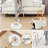 MASTHOME 360 degrees Spin Floor Mop Bucket