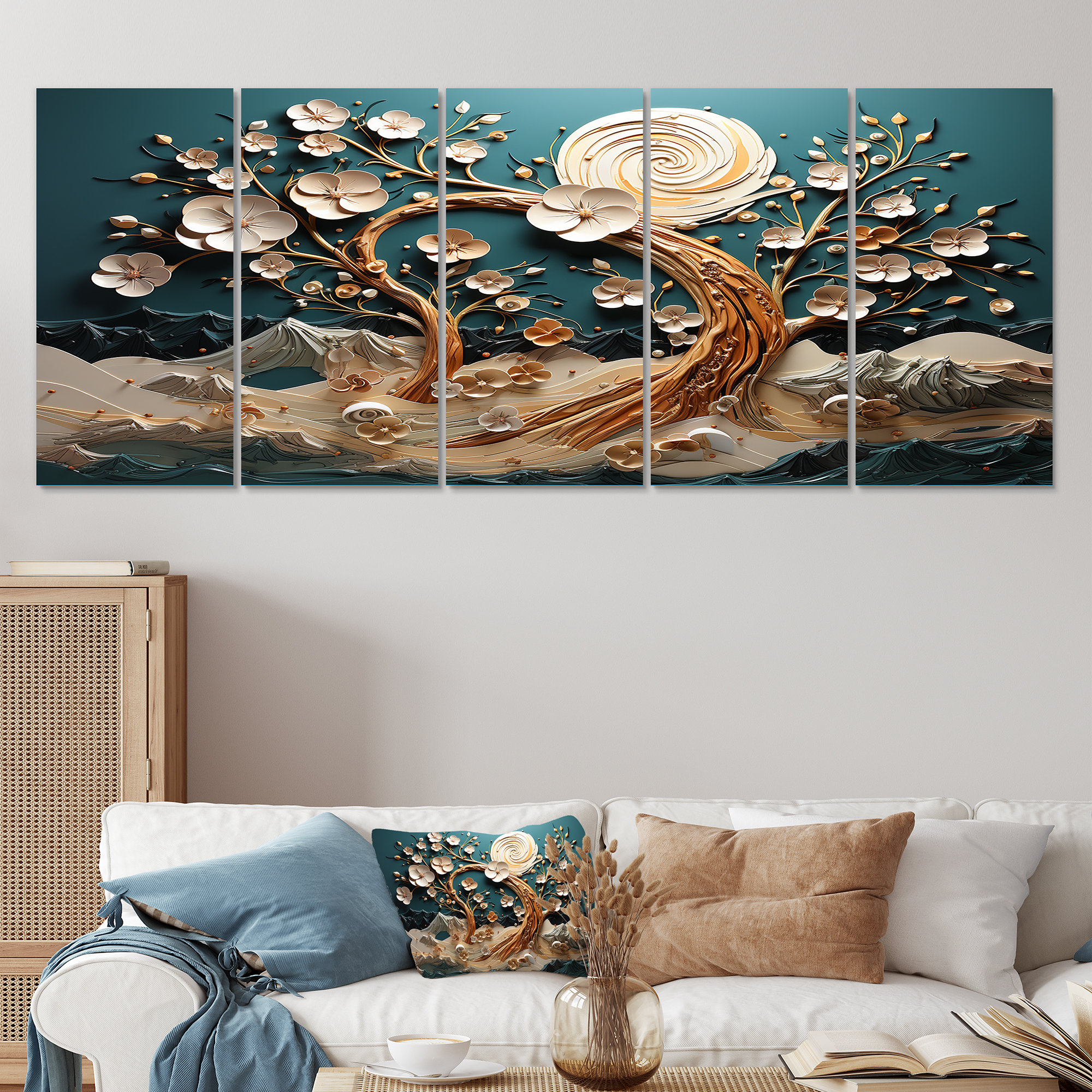 Lark Manor™ Blue And White Orchid Tree Garden Of Branches IV - Tree 5 ...