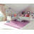 Alamin Flokati Wool Shag Hand Loomed Lilac Purple Rug-708781651