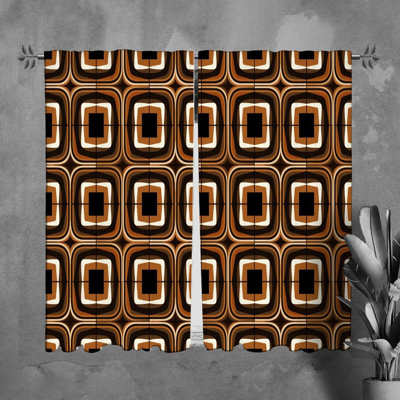 Toscha Polyester Room Darkening Curtain Pair