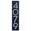 Floating Modern 3" Number Vertical Address Plaque (4 Digits)-435911310-435911256-435907216