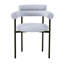 Ensemble de 2 chaises rembourrées avec pieds en métal-1065421378
