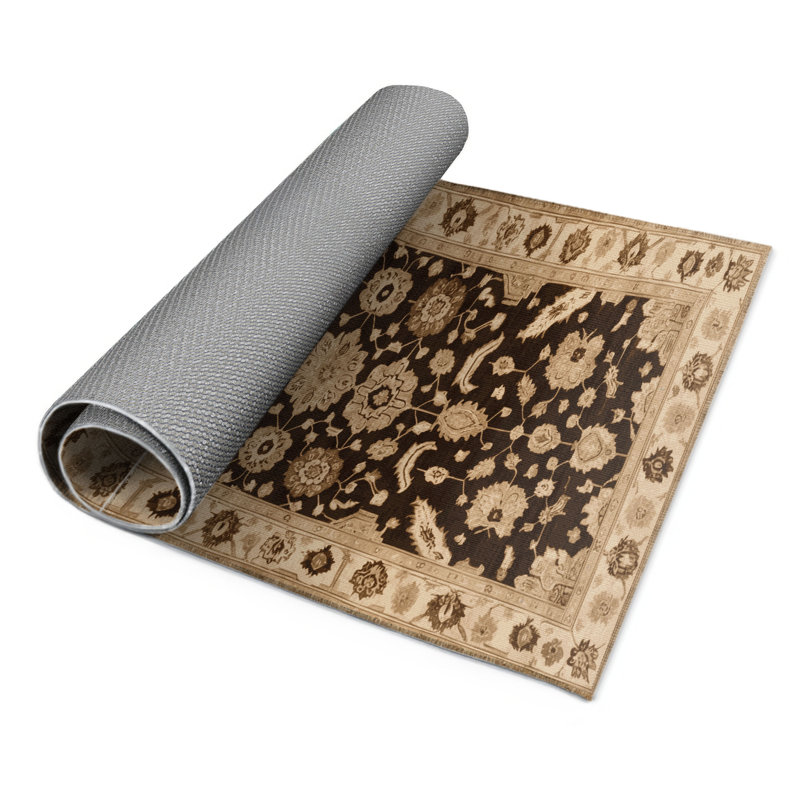 Tapis d'intérieur et d'extérieur surteint beige, Rectangulaire 3 pi x 5 pi