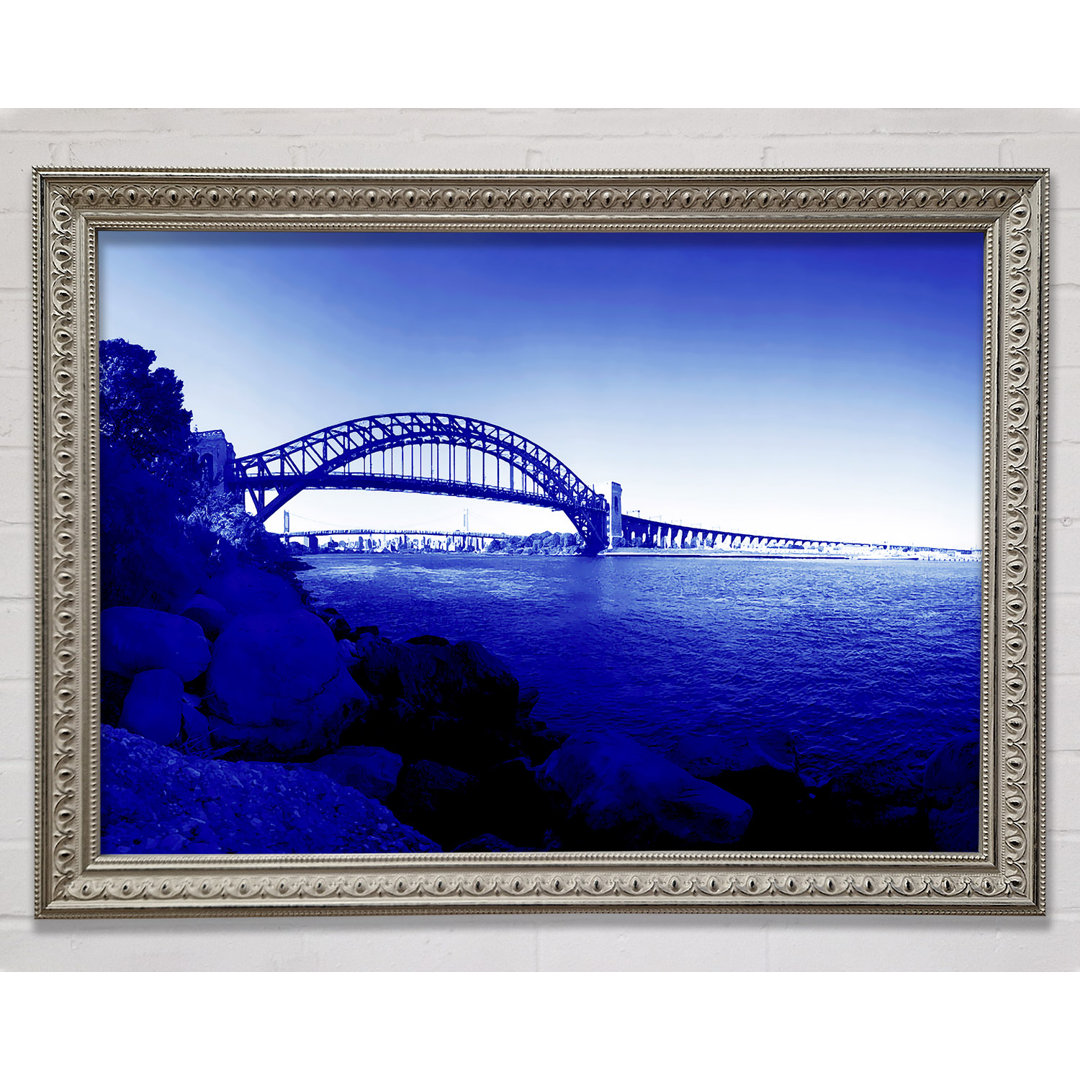 Sydney Harbour Bridge Stunning Blues - Einzelner Bilderrahmen Kunstdrucke