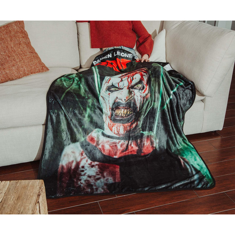 Jeté Terrifier 2 Art the Clown | 45 x 60 pouces