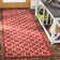 Arneshia Geometric Red/Bone Area Rug