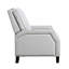 Fauteuil inclinable de style transitionnel à dossier poussoir, fauteuil confortable