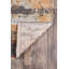 Tapis gris / orange tissé à la machine Thrapst-694668014