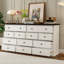 Commode double à 12 tiroirs Arnout
