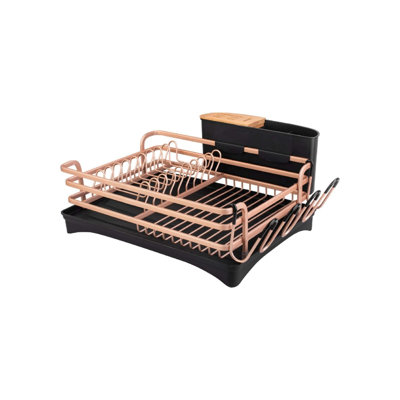 Swivel Spout Drainboard Dish Drying Rack for Kitchen Counter