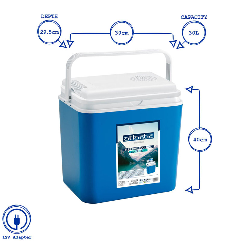Cool Box - 30L 12V - Blue