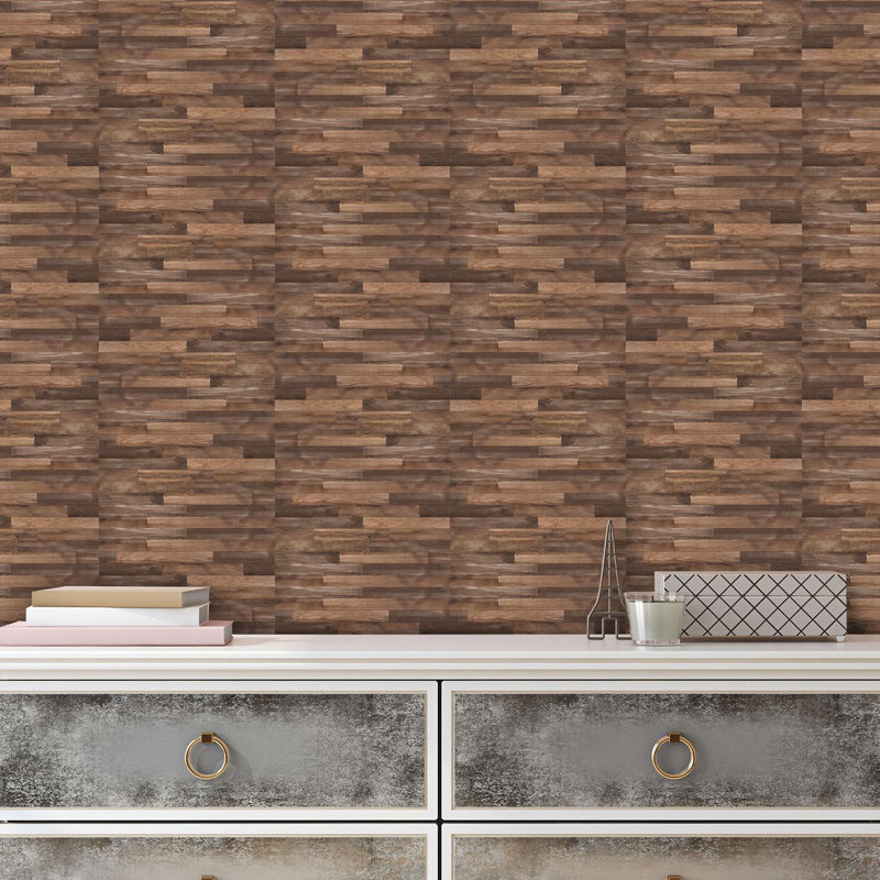 Non-Wall Damaging Wall Decal, Brown
