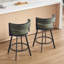 Tabouret de comptoir pivotant H 26,6 po Ayala-1630852331